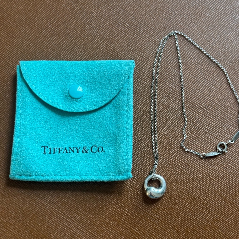 Tiffany & Co. Elsa Peretti Eternal Circle Sterling Silver Necklace
